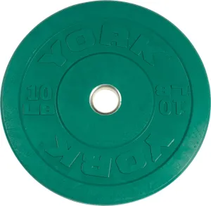 York Barbell YORK USA lb Color Rubber Training Bumper Plate; 29085 - 29090