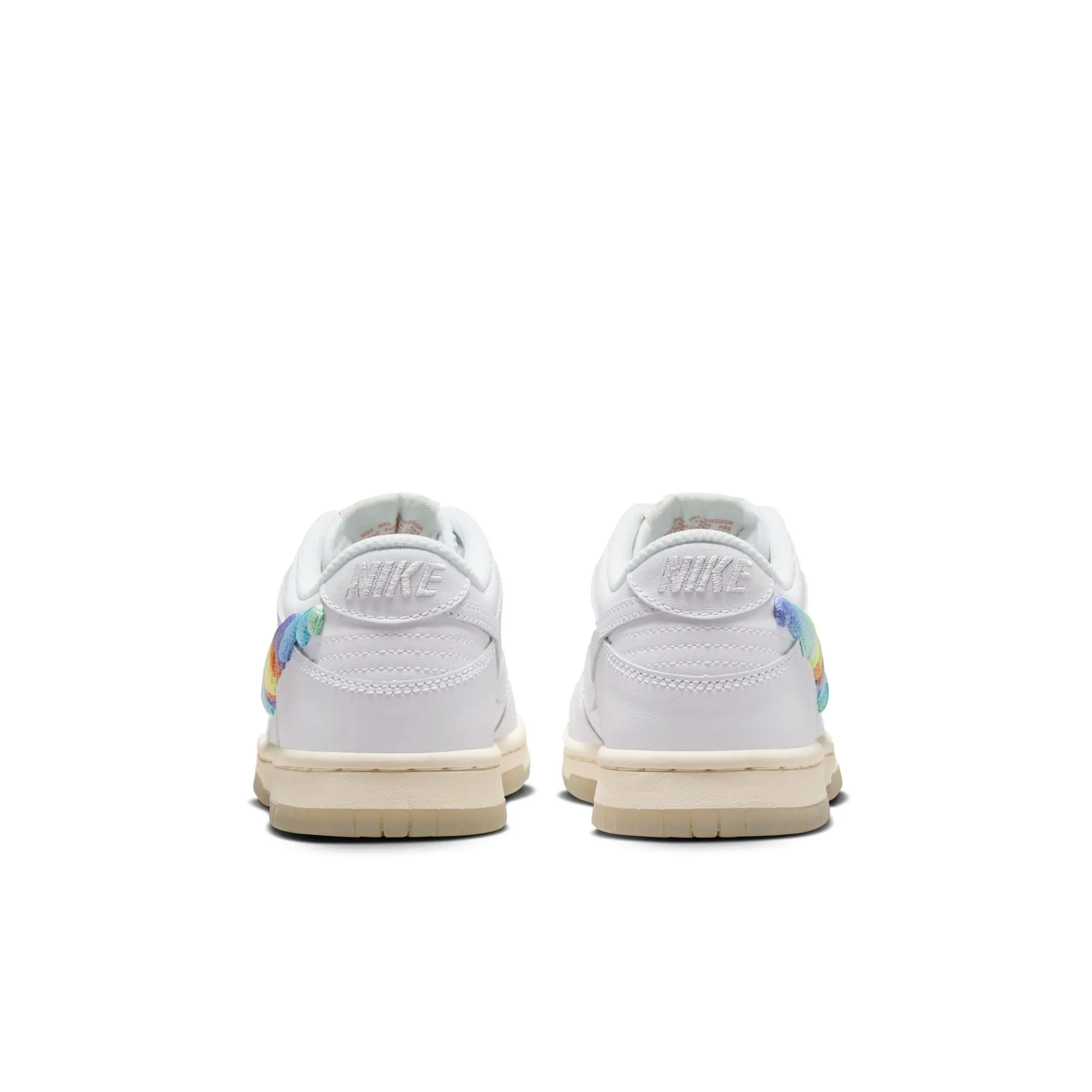 Youth Nike Dunk Low SE 'Rainbow Swoosh'