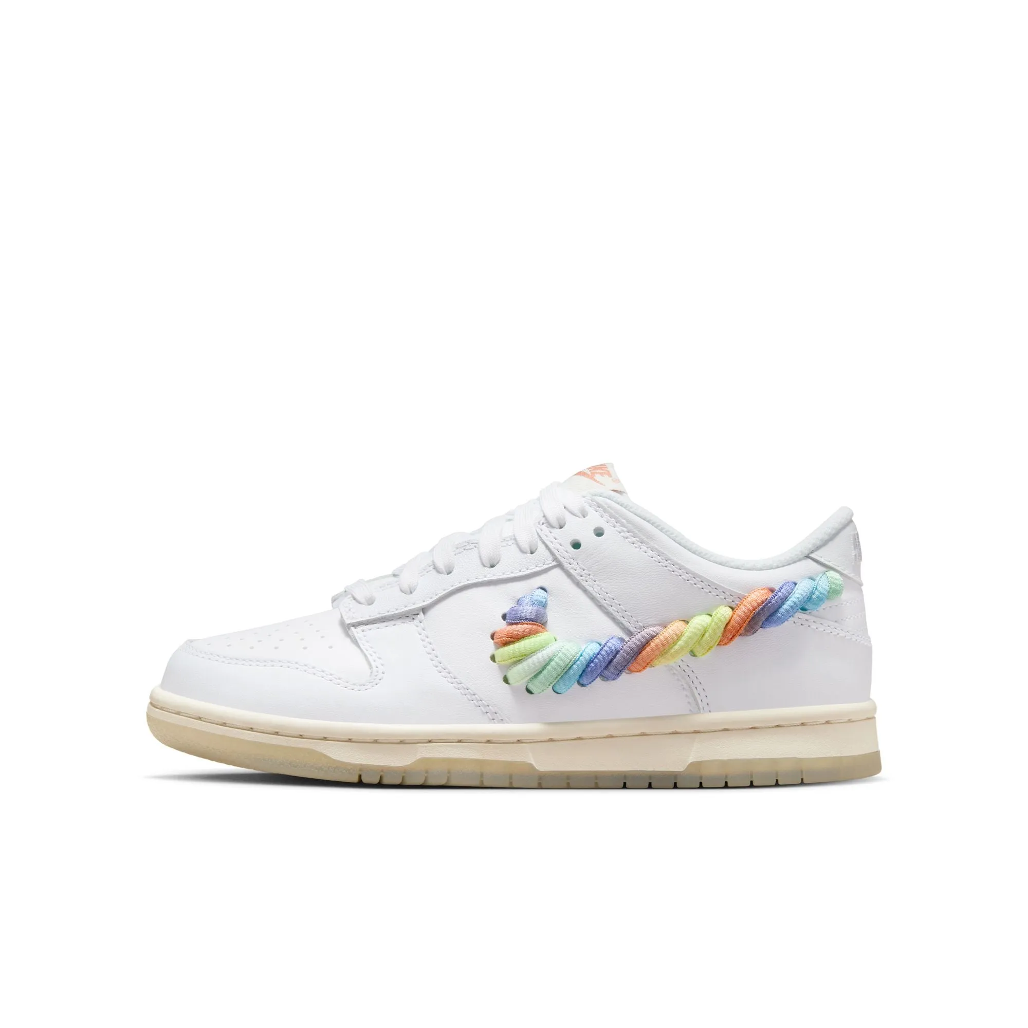 Youth Nike Dunk Low SE 'Rainbow Swoosh'