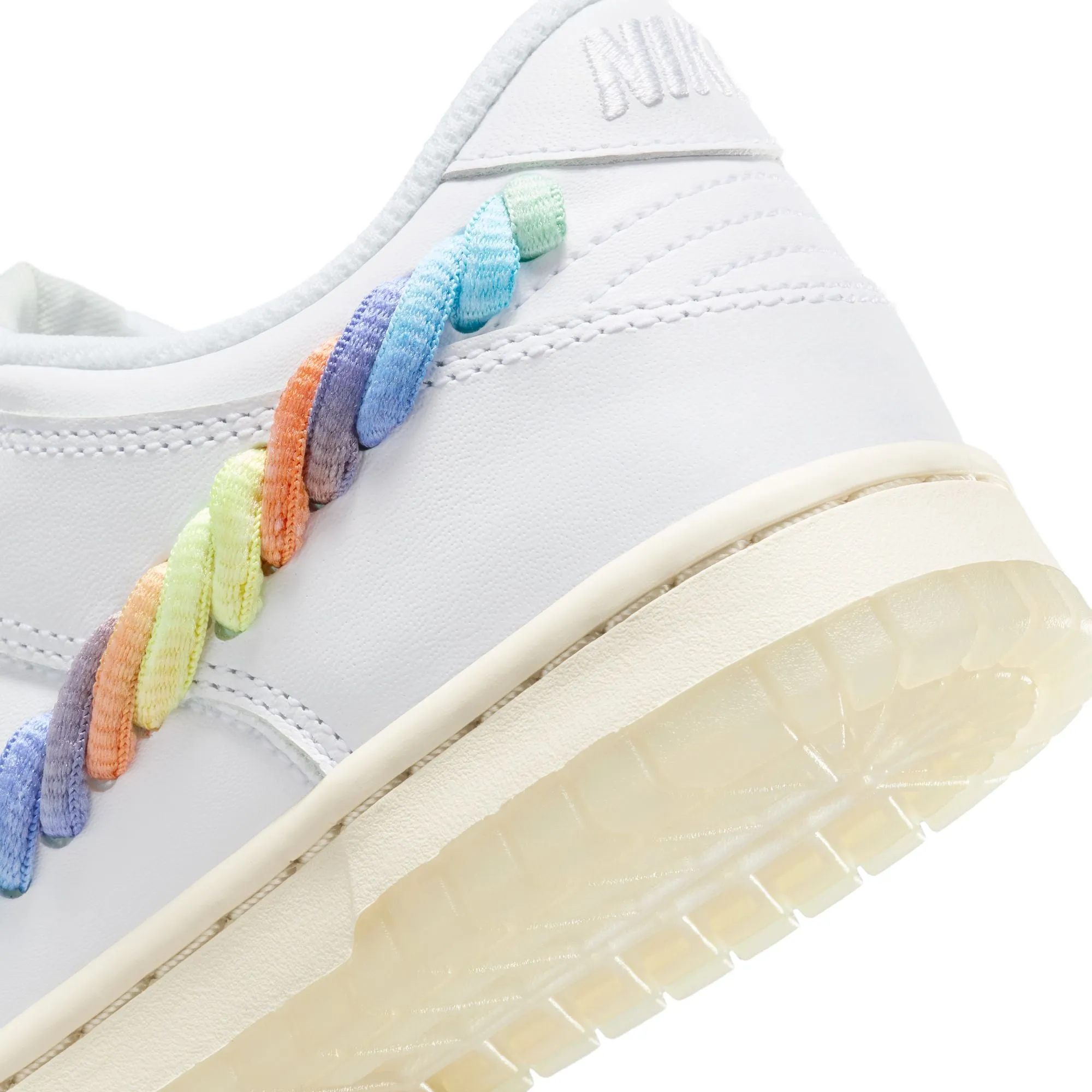 Youth Nike Dunk Low SE 'Rainbow Swoosh'