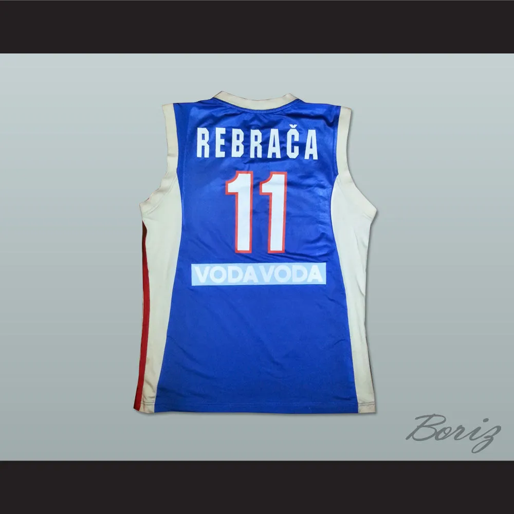Zeljko Rebraca 11 Serbia and Montenegro Basketball Jersey