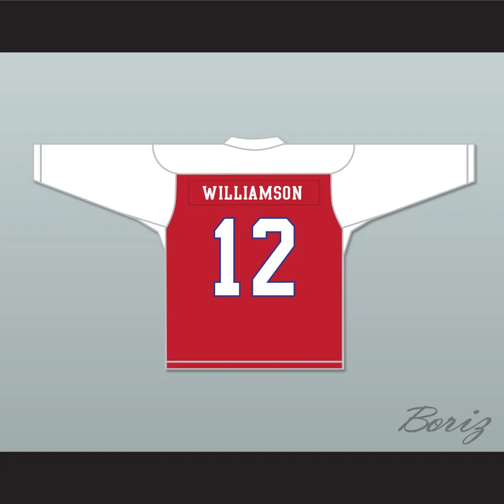 Zion Williamson 12 Spartanburg Day School Griffins Long Sleeve Basketball Jersey