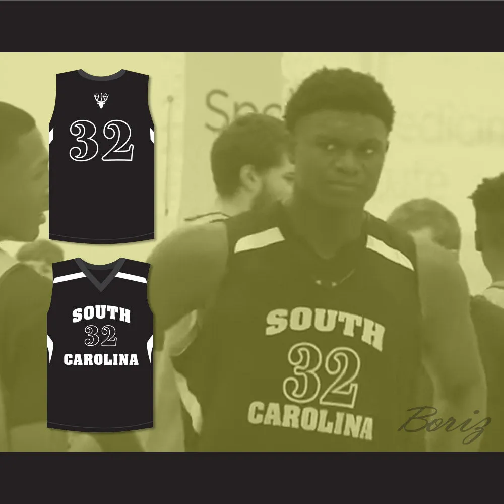 Zion Williamson 32 South Carolina Bucks Basketball Jersey