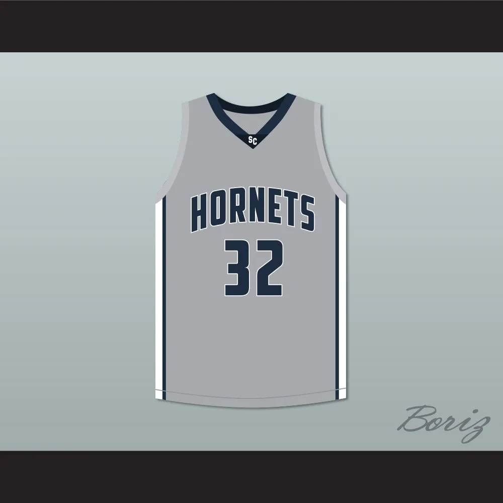 Zion Williamson 32 South Carolina Hornets Gray Basketball Jersey 1