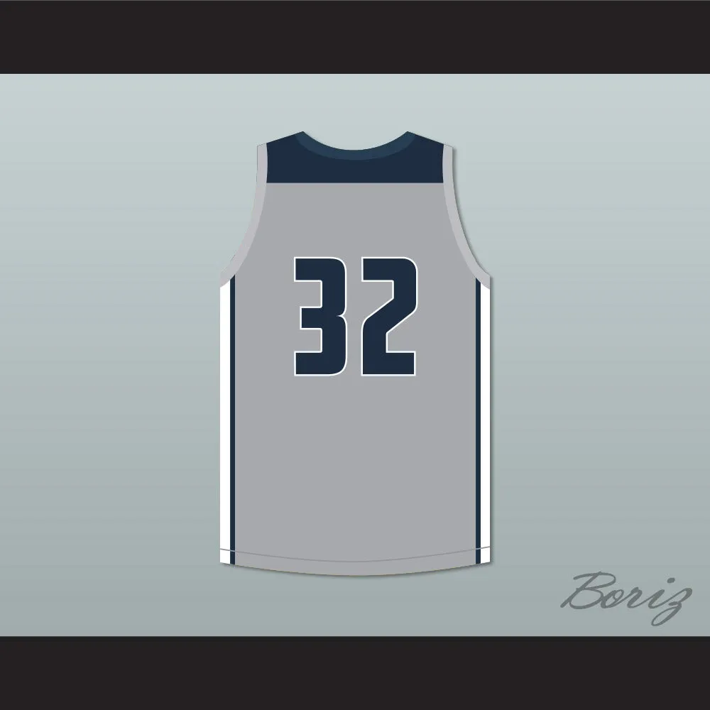 Zion Williamson 32 South Carolina Hornets Gray Basketball Jersey 1